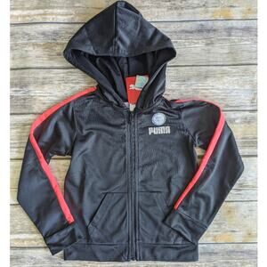 Nwt Puma Sleeve Stripe Track Jacket sz 6 girls